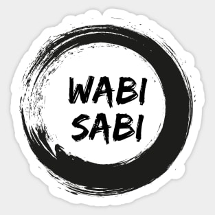 Wabi-Sabi japanese concept Sticker